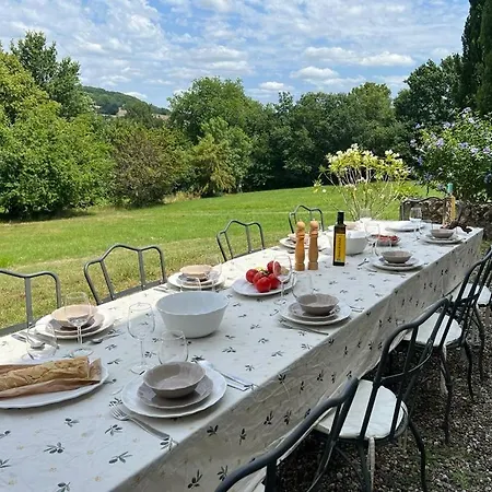 Exclusive Guest Wing Of 14th-century Manor With Pool & Panoramic Views Auradou